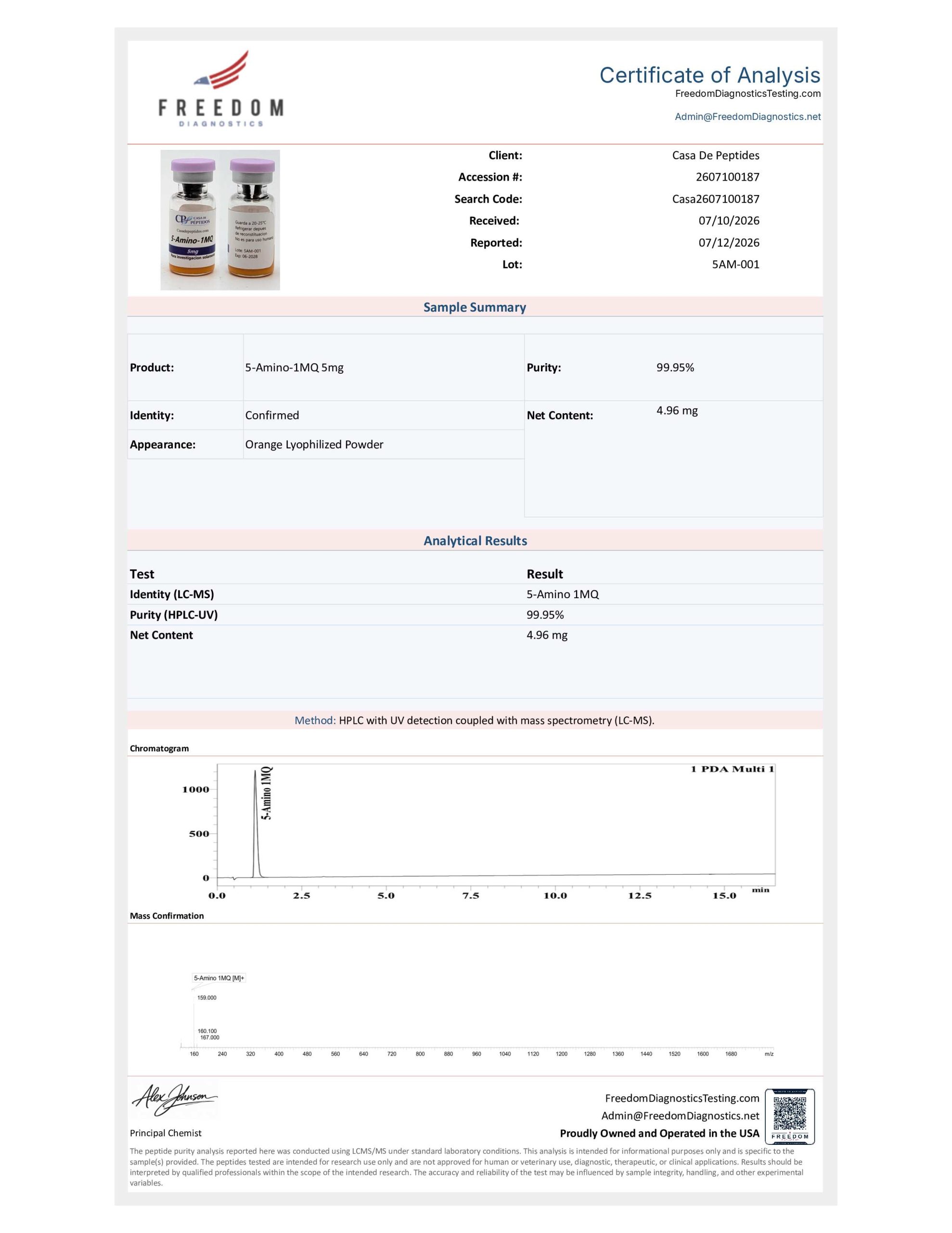 5-Amino-1MQ 10mg - Imagen 2